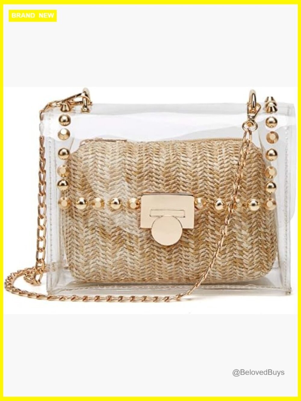 Clear Stadium Approved Crossbody Bag Clutch Purse